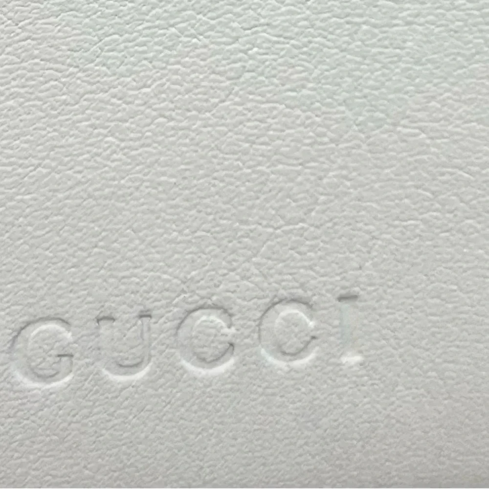 GUCCI Calfskin Crystal Snake Embroidered Dionysus Shoulder Bag White Red Blue - Picture 12 of 16